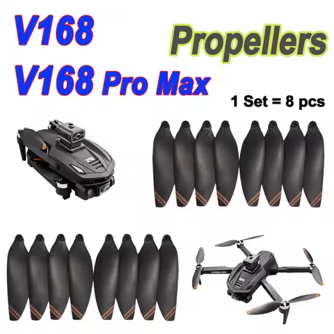 Original V168 Pro MAX Drone Propeller Drone Blades Maple Leaf V168 Pro Spare Propellers Accessories