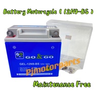 12N9-BS / YB9 ( JAGUH 175 / XTM 200 / KTN 200 / TL 125 / RKV 200/GP 250/GP 125/CM 200 Twinstar Bater