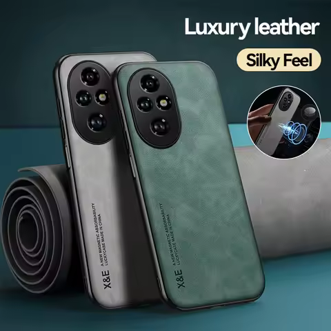 Luxury Magnetic Leather Case For Honor200 Honor 200 Pro 200Pro 5G Shockproof Soft Back Cover Honar H