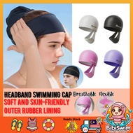 BIBISWIM Swim Swimming Cap Headband Woman Adult PU Swimming Hat | Topi Renang | 泳帽女