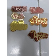 |Viral| Custom keychain nama tag nama custom keychain ring nama sendiri acrylic custom keychain nama