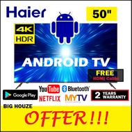 Haier 50 inch ANDROID TV 4K UHD HDR Smart Bluetooth LED LE50K6600UG C50K702AU Sharp Image Built in W