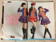 （切頁）月刊TV NAVI 2014.02 AKB48 峯岸南 高橋南 小嶋陽菜、松井珠理奈 共4張6面（背：岡田奈奈）