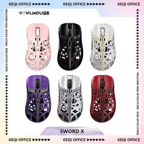 Wanling Wlmouse Sword X Mouse PAW3950HS Dual Mode Wireless Game Mice Light Weight Rgb Mouse Custom O