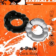 ​Oxballs 6-Pack Cock Ring AJ-1005 (Oxballs Authorized Dealer)