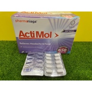 ACTIMOL 650MG / PARACETAMOL 650 MG ( 10S)