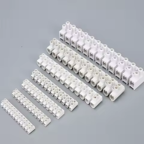 5Pcs 12 Position Plastic Terminal Row Wire Connector Electrician High-Power Terminal X3-1012 30A Ter