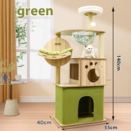 Premlum Large Cat Condo Cat Tree bed scratcher house Cat Tower Hammock Cat Climbing Cat Scratcher Ho