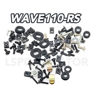 HONDA WAVE110RS COVER SCREW SET (BODY/FRONT/HANDLE) W110RS W110 RS WAVE110 RS WAVE 110 RS