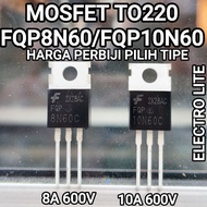 MOSFET FQP8N60 FQP10N60 8A 600V/ 10A 600V 8N60 10N60/