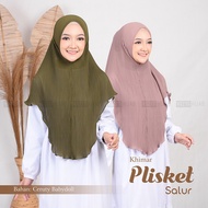 Striped Pleated Khimar Khimar Labuh Khimar Muslimah Khimar Tudung Khimar French Khimar