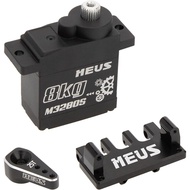 MEUS Racing Cored SCX24 Steering Servo with Mount and Servo Horn for SCX24 1/24 RC Crawler Upgrades 