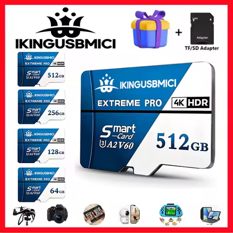 EVO PLUS Pro 512GB Endurance 256GB A2 U3 4K Micro TF 128GB Micro TF Card SD/TF Flash Card U3 A2 64GB