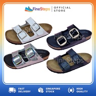 *SG Seller* Neckermann 8006 Women's Sandals Black White Silver Easy Wear Design Matches Casual Outfi