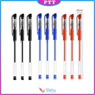 PTT Pena Gel 0.55mm Standard Pulpen Gel Standard Bolpoin Cair Alat Tulis Sekolah Bolpen Warna Hitam 