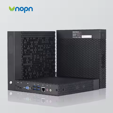 VNOPN Mini PC Intel Core i3 6157U Windows10 WIFI5 DDR4 LAN HDMI 4K Dual Display Gaming/Office Mini D