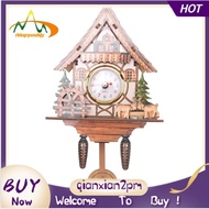 【rbkqrpesuhjy】Cuckoo Wall Clock Cuckoo Timekeeping Alarm Clock Retro Clock Wooden Living Room Clock Home