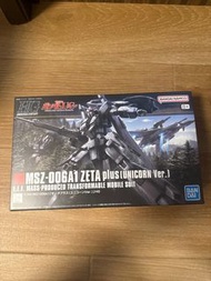 1/144 HG 機動戰士高達UC獨角獸 MSZ-006A1 ZETA plus (UNICORN Ver.) 模型