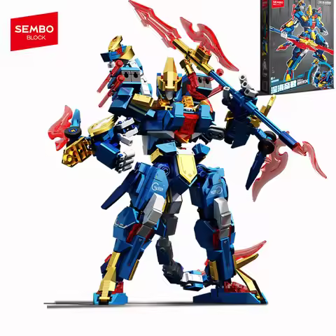 SEMBO BLOCK 620pcs Transforming robot Assembly Building Blocks Animals Mech Model Bricks Ornament Ki