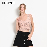 HI STYLE Women Knit Sleeveless Top - Pink - FVL410842