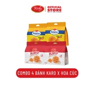 Combo ăn sáng mix 3 vị Bánh Karo sợi gà Bánh Karo hoàng kim phô mai mix Bánh mì hoa cúc tươi ngàn lớ