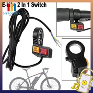 MYRONGMY E-bike 2 In 1 Switch On- Button Universal Durable Speed Control