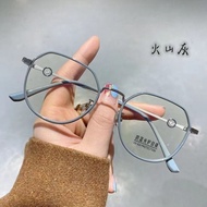 eo optical eyeglasses anti radiation eyeglasses for women with case glasess anti radiation ionspec eye glasses Anti-Blue Myopia Glasses Female Fashion Plain Face Handy Tool Eye Protection Influencer