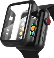 pzoz Compatible Apple Watch Series 2 / Series 3 Case with Screen Protector 42mm Accessories Slim Gua
