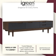 MADE IN MALAYSIA IGREEN HOME FURNITURE NAKULA 1.8M TV CABINET PERABOT PREMIUM QUALITY MURAH 家具