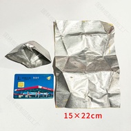 Jongkong Kerajang Timah Asli Buatan Tangan 500 Keping untuk Bekalan Ibadah Perak Membakar Meninggalk