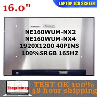 NE160WUM-NX2 V18.0 FIT NE160WUM-NX4 Original NEW 16INCH 40PINS 165HZ 100%SRGB 16:10 1920X1200 Laptop
