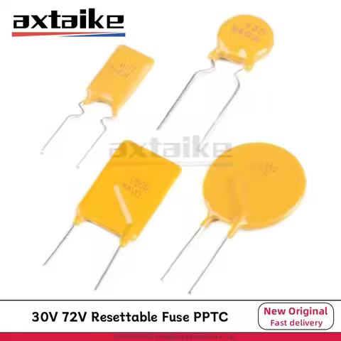 10PCS 30V 72V Resettable Fuse PPTC RUEF RXEF 0.5A 1.1A 1.35A 1.6A 3A 4A 5A 6A 8A 9A 50 100 200 500 m