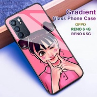 Case Oppo Reno 6 4g 5g - Softcase Kaca 5g- Casing g06