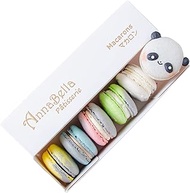 Annabella Patisserie Marvellous 2 Macarons Gift Box (6 Pieces) - Frozen, Multicolor