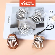 8 keys mini Kalimba transparent bear crystal kalimba Thumb Piano Acoustic Finger Piano Music Instrum
