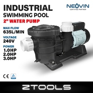 (Premium) Neovin 2" Swimming Pool Pump | 1HP & 2HP & 3HP | Pam Kolam Renang | Water Booster Pump