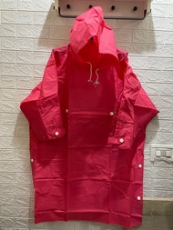 a la sha全罩式雨衣（桃紅色）絕版