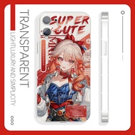 Haruka Arknights second-dimensional mobile phone case TPU iPhone Case for 11-16/Pro/Max