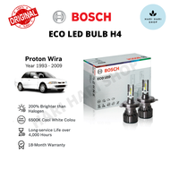 Original Bosch Eco H4 LED Headlight Bulb Cool White (2pcs) 12V 24W for Proton Wira (Year 1993-2009) 