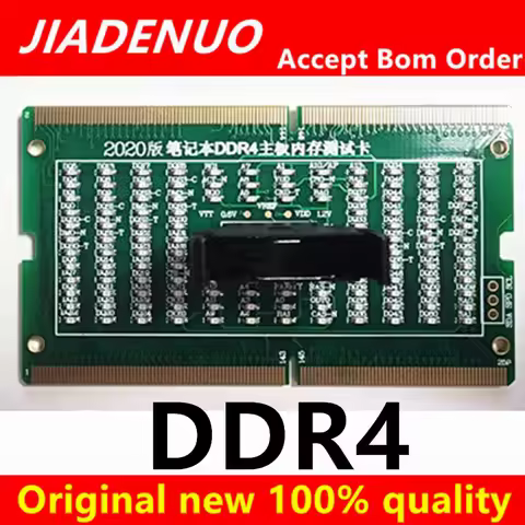 Diagnostic Analyzer Test Card SDRAM SO-DIMM Pin Out Notebook LED Tester Card Memory Slot DDR2 DDR3 D