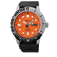 Karnvera Shop SEIKO Prospex Automatic นาฬิกาข้อมือผู้ชาย สีดำ สายยาง SRP589K1