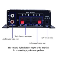 BUZHI Home Sound Amplifier AK170 Audio Power Portable Speaker Amp for Car and