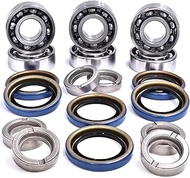 HD Switch - 3 Kits - Deck Blade Spindle Bearing Seal & Spacer Rebuild Kit fits John Deere AM115721 E