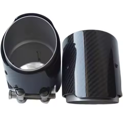 One Pcs Nozzle Tail Pipe Carbon Fiber Exhaust Tip For BMW F87 M2 F80 M3 F82 F83 M4 F90 M5 M6 M135i M
