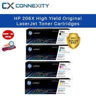 HP 206X High Yield LaserJet Toner Cartridge HP 206X Toner HP Cartridge 206X Black 206X Cyan 206X Yel