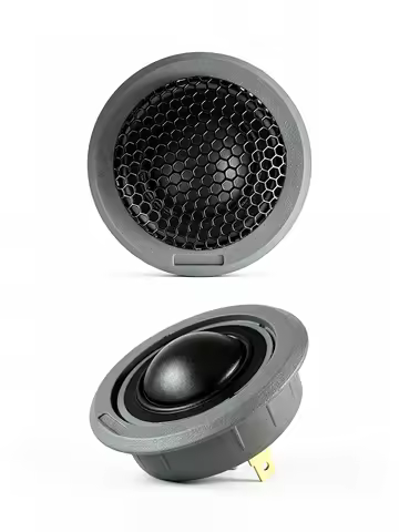 1 Pair 2 Inch 28mm Coated Textile Soft Dome Car Audio Tweeter, HiFi High Frequency High Fidelity Spe