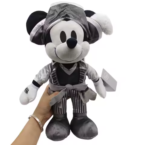 1piece Disney 40cm Classic vintage Mickey Mouse Plush Toys Halloween mickey mouse Soft dolls cute an