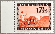 PW588-PERANGKO PRANGKO INDONESIA WINA REPUBLIK RIS DJAKARTA(H),MINT