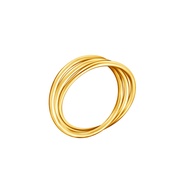 Citigems  916 Gold Intertwined Circles Ring