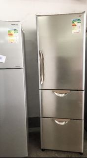 hitachi 365L 特大容量﹏ 二手雪櫃』冰箱﹄三門 可自動製冰﹑日本雪櫃